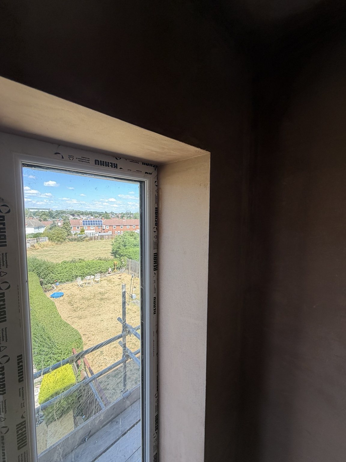 Finished window reveals
